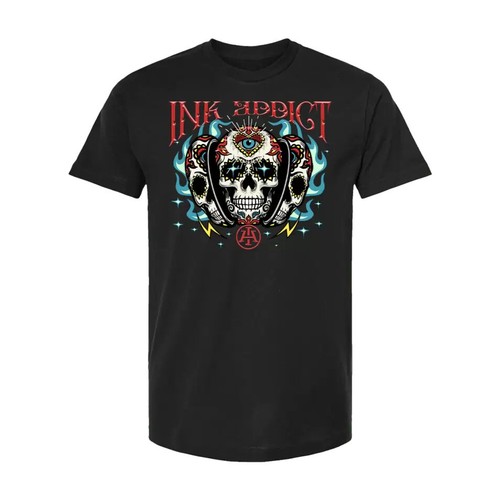 New inkaddict skull candy tee - new,