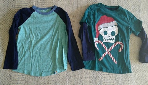 Two gymboree tee shirt - shirt,, plain