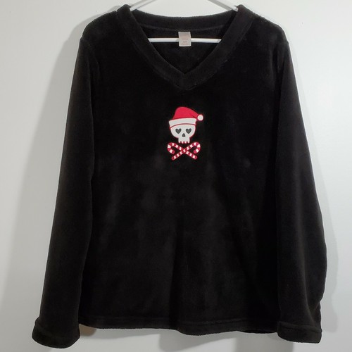 Women christmas santa skull - santa,