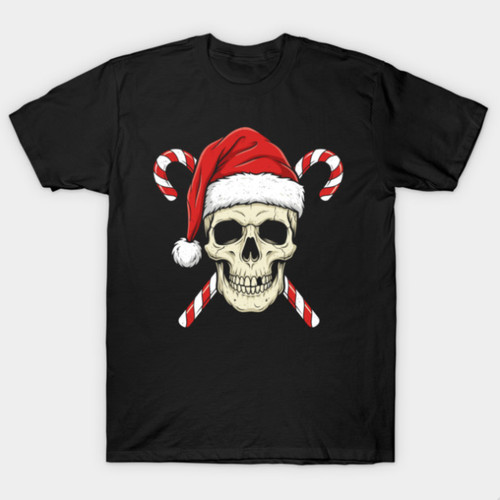 Christmas skull candy canes - christmas,